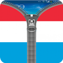 Luxembourg Flag Zipper Lock APK