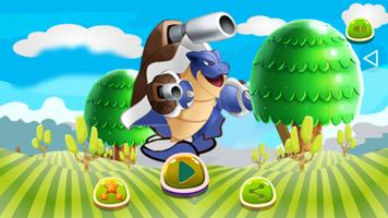 Blastoise Adventure Jump الملصق