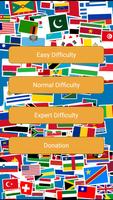 World Flag Country Quiz Affiche