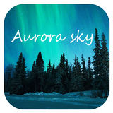 Glitter Galaxy Aurora Theme icon
