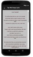 Paroles de chanson Justin Bieber Music capture d'écran 3