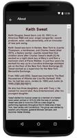 Keith Sweat Music Lyrics اسکرین شاٹ 1