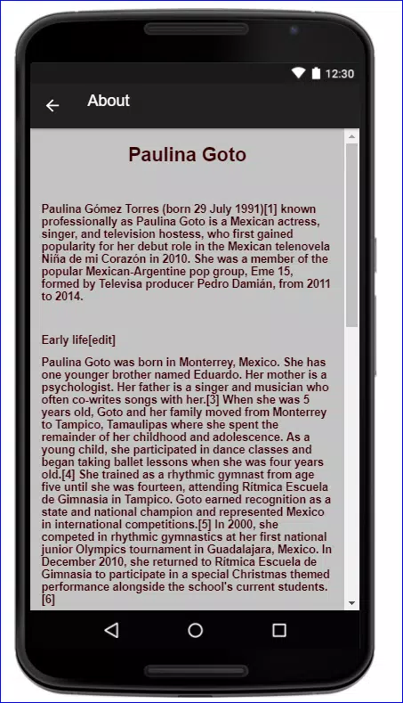 Paulina Goto Music Lyrics APK for Android Download
