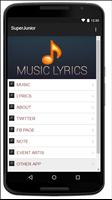 Super Junior Music Lyrics پوسٹر