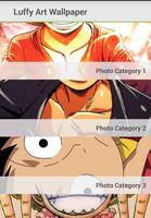 Luffy Art Wallpaper poster