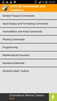MATLAB Commands and Functions capture d'écran 2