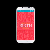 Find Your Birth Number Plakat
