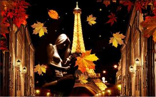 Autumn Paris Night capture d'écran 3