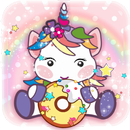 Cute Unicorn Shelly Kawaii Live wallpaper-APK