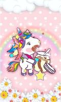 Cute Unicorn Shelly Kawaii Live wallpaper capture d'écran 3