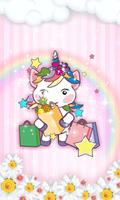 Cute Unicorn Shelly Kawaii Live wallpaper スクリーンショット 1