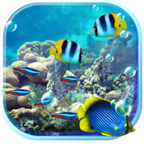 Underwater Fishes Live Wallpaper 圖標