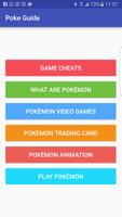 Guide for Poke Go + Cheats Cartaz