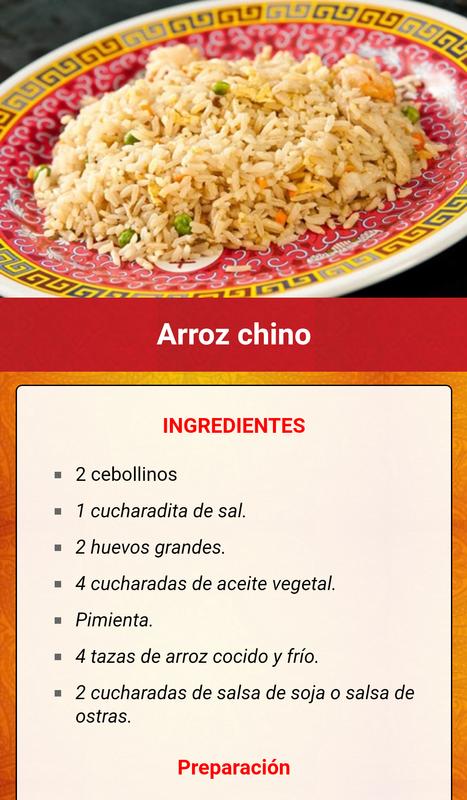 Recetas Comida China for Android - APK Download