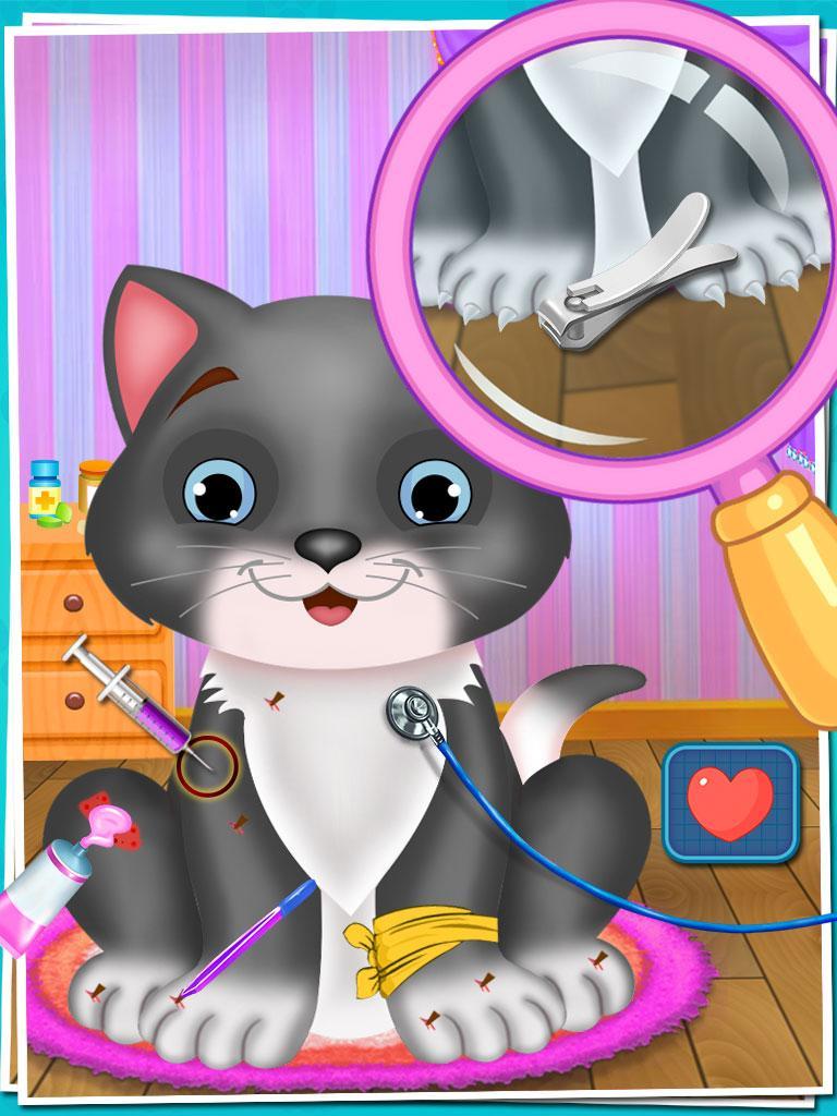 Kitty pet. Игры про котят. Игры про кошечек. Игры для кошек. Игра с котенком для детей.