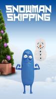 Snowman Skipping Affiche