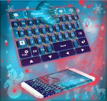 Winter Theme Keyboard Affiche