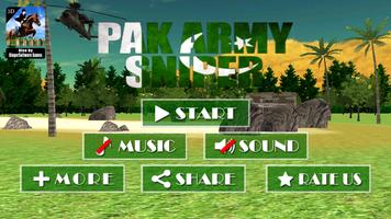 Pak Army Sniper: Jeux de tir gratuits- FPS Affiche