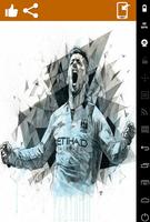 Sergio Aguero Art Wallpaper HD 스크린샷 3