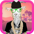 Thug Life Goat Dress up icône