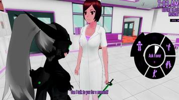 1 Schermata Yandere School simulator