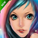 Beautiful Girl Cartoon APK