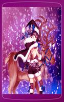 Anime Girls Christmas Wallpaper HD Ekran Görüntüsü 3