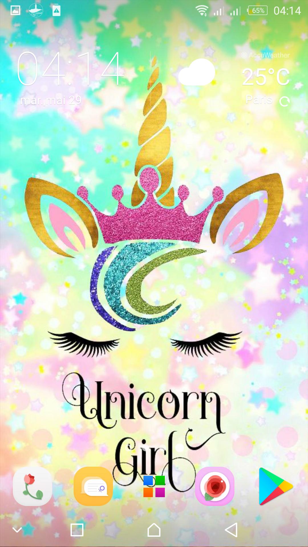 Cute Unicorn Girl Wallpapers Kawaii Backgrounds For Android