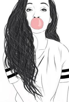 cute girly girl drawing Ideas for Android - APK Download