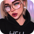 walllpapers girly girl 2018 آئیکن