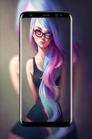 برنامه‌نما walllpapers girly girl 2018 عکس از صفحه