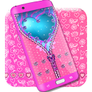 Girly lock screen zipper APK