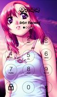 girl anime lock screen capture d'écran 1
