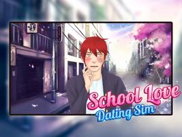 School Love Dating Sim Affiche