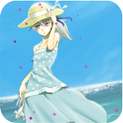 Girl Beach Live Wallpaper icône