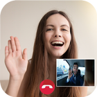 Video Call : FakeTime Girl Prank ikona