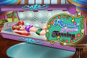 Mermaid Princess Tanning Solarium - Girl Game скриншот 1