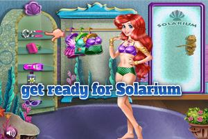 Mermaid Princess Tanning Solarium - Girl Game скриншот 3