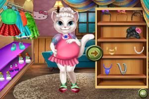 1 Schermata Pregnant Kitty Spa & Makeover Girl Game