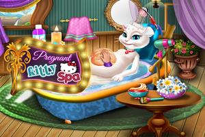 2 Schermata Pregnant Kitty Spa & Makeover Girl Game