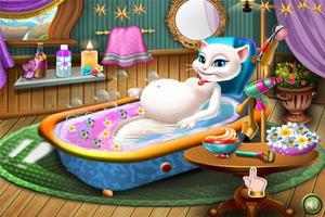 3 Schermata Pregnant Kitty Spa & Makeover Girl Game