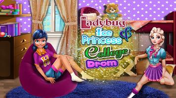 Ladybug & Ice Princess College Dorm Plakat