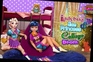 Ladybug & Ice Princess College Dorm syot layar 1