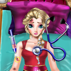 Ice Princess College Injury Doctor Game أيقونة