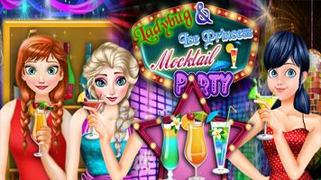 Ladybug & Ice Princess Mocktail Party Affiche