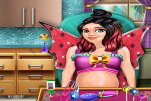 Ice Queen & Ladybug Princess Pregnant Care Game Screenshot 1