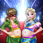 Ice Princess & BFF Pregnant Routine Care icône