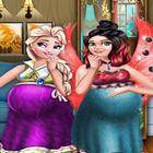 Ice Queen & Ladybug  Pregnant Sauna Bath icon