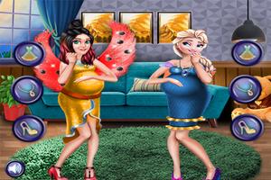Ice Queen & Ladybug  Pregnant Sauna Bath স্ক্রিনশট 3