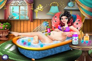 Ice Queen & Ladybug  Pregnant Sauna Bath capture d'écran 1